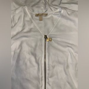 XS Michael Kord zip up blouse